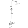 Image de Colonne de douche thermostatique Ideal Standard Ceratherm T50 Pomme de tête 20 cm Douchette 11 cm 3 jets