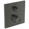 Image de Ideal Standard, Robinetterie de salle de bains, IDS Thermostat de douche encastré Navigo CERATHERM 1 consommateur, carré magnetic grey