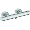 Image de Ideal Standard, Robinetterie de salle de bains, IDS Thermostat de douche T100 CERATHERM AP, poignées pin chromées