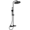 Image de Ideal, Système de douche, standard ceratherm - douche avec thermostat, diamètre 26 cm, 2 jets, zijde zwart
