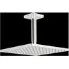 Image de Hansa, Pommeau de douche, HANSAVIVA Douche de tête, 250x250 mm, débit éco, montage au plafond, réglable, chrome (1 Type de jet, 12 l/min)