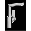 Image de Hansa, Robinetterie de salle de bains, Hansatwist Mitigeur de lavabo, commande latérale, avec vidage, orientable, saillie : 130 mm
