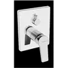 Image de Hansa, Robinetterie de salle de bains, Hansatwist Mitigeur de bain et douche, kit de finition, encastré, rosace carrée, 8984908