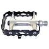Image de Components Plate-forme Pédale vélo avec réflecteurs 9/16 pouces noir Set