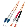Image de equip Câble patch à fibres optiques LC->ST Multimode Duplex OM2 ou (5 m), Câble réseau