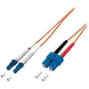 Image de equip Câble patch à fibres optiques LC->SC multimode duplex OM1 ou (2 m), Câble réseau