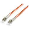 Image de equip Câble patch à fibre optique LC->LC multimode duplex OM2 ou (1 m), Câble réseau