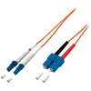 Image de equip Câble de raccordement FO SC->SC multimode duplex OM1 ou (1 m), Câble réseau