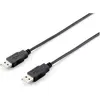 Image de equip Câble USB 2.0 A->A 3m S/S noir (3 m, USB 2.0), Câble USB