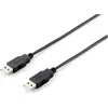 Image de equip Câble USB 2.0 A->A 5m S/S noir (5 m, USB 2.0), Câble USB