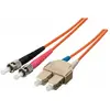 Image de equip Câble patch fibre optique ST->SC monomode duplex OS2 ge (5 m), Câble réseau