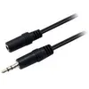 Image de Equip Life - Câble audio - mini-phone stereo 3.5 mm femelle pour mini-phone stereo 3.5 mm mâle - 2.5 m - noir