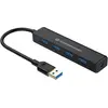 Image de Conceptronic C4PUSB3 (USB-C, 4 ports), Station d’accueil + hub USB, Noir