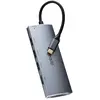 Image de equip Hub USB (USB-C, 4 ports), Station d'accueil + hub USB, Argent