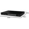 Image de LevelOne Commutateur 28x GE GEP-2861 4xGSFP 24xPoE (24 ports), Switch réseau, Noir