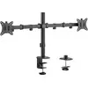 Image de equip Support de table 17"-32"/9kg DualTFT Rotation 360° sw (Tables, 32", 9 kg), Support de moniteur, Noir
