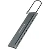 Image de Conceptronic 12-in-1 Dockingstation (USB-C, 12 ports), Station d’accueil + hub USB, Gris