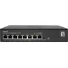 Image de LevelOne Commutateur 8x GE GES-2208 Hilbert 10 (8 ports), Switch réseau, Noir