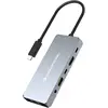 Image de Conceptronic Dock USB-C->HDMI,2.5GbE,USBC/3.0,100WPD0.18m gr (USB-C, 6 ports), Station d'accueil + hub USB, Gris