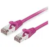 Image de equip Câble patch Cat6 S/FTP 2xRJ45 30.00m violet (S/FTP, CAT6, 30 m), Câble réseau