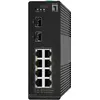 Image de LevelOne Commutateur 10x GE IGS-2110P 2xSFP, 8x sorties PoE (10 ports), Switch réseau, Noir