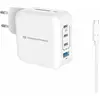 Image de Conceptronic Chargeur 4Port 100W,3xUSB-C,3-in-1 USB-A PD ws (100 W, 4 ports), Chargeur USB, Blanc