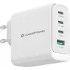 Image de Conceptronic Chargeur 4Port 100W,3xUSB-C,1xUSB-A blanc (100 W, 4 ports), Chargeur USB, Blanc