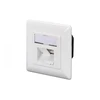 Image de Prise encastrée 2x RJ45, blindée, LSA, cat.5e, champ DN-9001-N