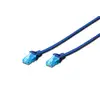 Image de Digitus DK-1512-010/B câble de réseau Bleu 1 m Cat5e DK-1512-010/B