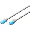 Image de Digitus CAT5e U-UTP Patchk.,2m, Gris (CAT5e, 2 m), Câble réseau