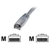 Image de DIGITUS Premium - Cordon de raccordement - RJ-45 (M) pour RJ-45 (M) - 0.5 m - SFTP - CAT 5e - démarré - gris