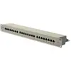 Image de Digitus Panneau de brassage 48,3cm 19 pouces 24 ports Cat5e STP blindé gris RAL7035 Installation de câbles, Serveur : accessoires, Gris