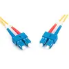 Image de Digitus Câble patch fibre optique SC vers SC OS2 monomode 09/125 m duplex, longueur 3m (3 m), Câble réseau