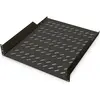 Image de Digitus étagère 48,3cm 19inch pour armoire réseau max.25Kg RAL9005 noir 483x550x88mm incl...., Armoire serveur : accessoires, Noir