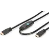 Image de Digitus HDMI (Typ A)   HDMI (Typ A) (30 m), Câble vidéo, Noir