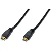 Image de Digitus HDMI (Typ A)   HDMI (Typ A) (40 m), Câble vidéo, Noir
