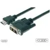 Image de Digitus HDMI (Typ A)   DVI (3 m), Câble vidéo, Noir