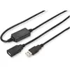 Image de Digitus Câble répéteur USB 2.0 USB A mâle / A femelle Longueur 15m (15 m, USB 2.0), Câble USB