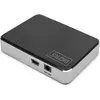 Image de Digitus Hub USB 2.0 (USB-A, 4 ports), Station d’accueil + hub USB, Noir, Argent