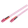 Image de Digitus fibre patch cable LC to LC multimode 50/125 µm duplex longueur 1m classe OM4 LSOH RAL 4003 (1 m), Câble réseau