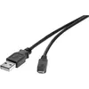 Image de Digitus Du type A au micro type B (1.80 m, USB 2.0, 2.50 W), Câble USB