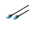Image de Digitus DK-1512-100/BL câble de réseau Noir 10 m DK-1512-100/BL