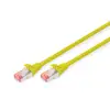 Image de Digitus DK-1644-005/Y câble de réseau Jaune 0,5 m Cat6 DK-1644-005/Y