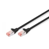 Image de Digitus DK-1644-010/BL câble de réseau Noir 1 m Cat6 DK-1644-010/BL