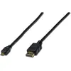 Image de Digitus micro HDMI (Typ D)   HDMI (Typ A) (1 m), Câble vidéo, Noir