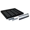 Image de DIGITUS - Étagère pour rack - RAL 9005, noir - 1U - 19"