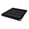 Image de DIGITUS - Étagère pour rack - noir, RAL 7035 - 1U - 19"