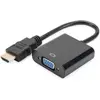 Image de Digitus Convertisseur HDMI A vers VGA (VGA, 18 cm), Adaptateur données + vidéo, Noir
