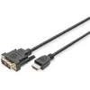 Image de Digitus HDMI (Typ A)   DVI (2 m), Câble vidéo, Noir