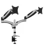 Image de DIGITUS DA-90353 - Kit de montage (fixation par pince pour bureau, 2 bras à ressort) - pour 2 écrans LCD - Taille d'écran : 17"-27" - ordinateur de bureau